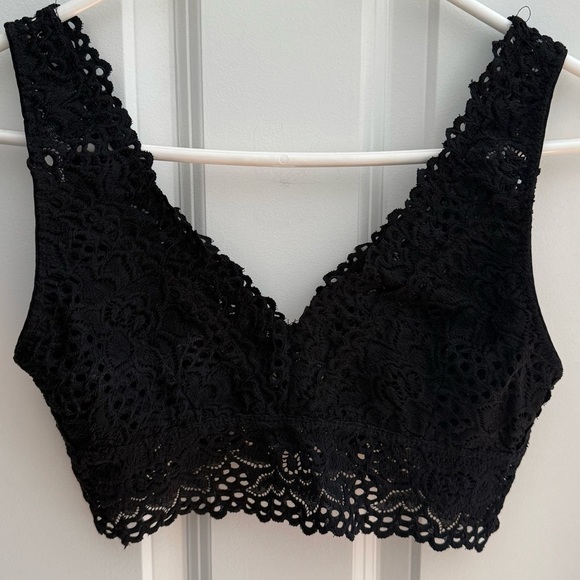Poof! Other - Poof! | Black Crochet Bralette | Fits Medium/Large